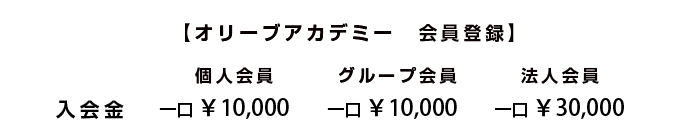 オリーブアカデミー 会員登録 費用